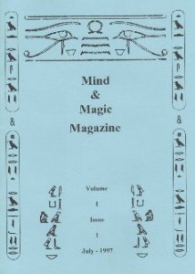 Ted Lesley Mind Magic magazine Vol 1 Issue 1 July 1997