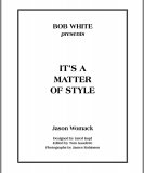 Bob White - Its a Matter of Style (Instant Download)