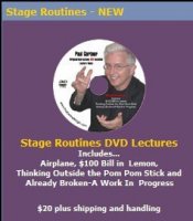 Stage Routines lecture by Paul Gertner