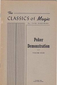 The Classics of Magic - Poker Demonstration Vol 4 by Tom Osborne