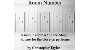 Room Number by Christopher Taylor