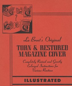 LU BRENT\'S ORIGINAL TORN & RESTORED MAGAZINE COVER