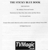 The Sticky Blue Book by Anthony Owen