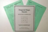 Diagonal Magic Square by Chuck Hickok