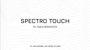 Spectro Touch by João Miranda and Pierre Velarde (Gimmick Not Included)