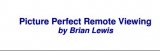 Picture Perfect Remote Viewing by Brian Lewis