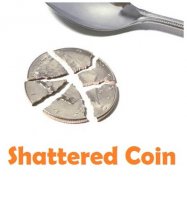 Shattered Coin by SEO Magic (Gimmick Not Included)