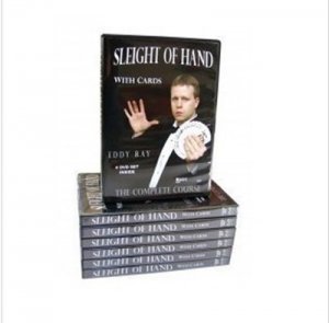 Sleight Of Hand With Cards by Eddy Ray 4 Volume set