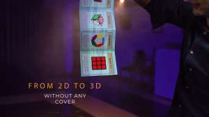 Rubik\'s Cube 3D Advertising by Henry Evans and Martin Braessas (Gimmicks Not Included)