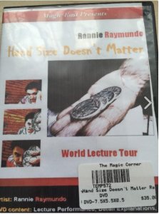 RANNIE RAYMUNDO UNDERGROUND COIN MAGIC HAND SIZE DOESN\'T MATTER