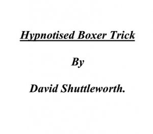 Hypnotised Boxer Trick by David Shuttleworth